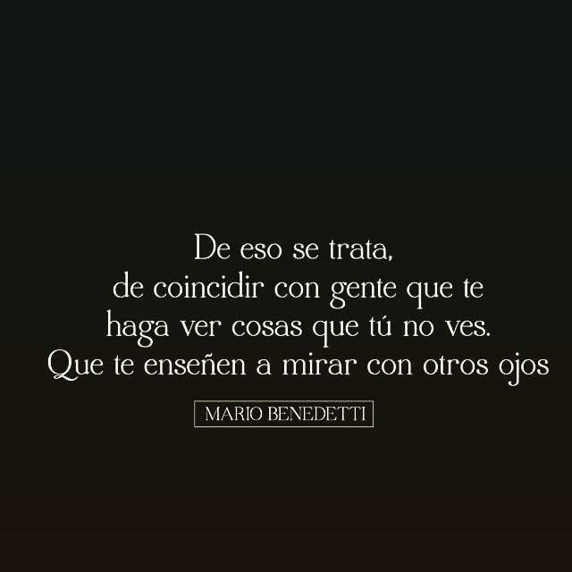 VER DESDE OTRO PUNTO DE VISTA.
